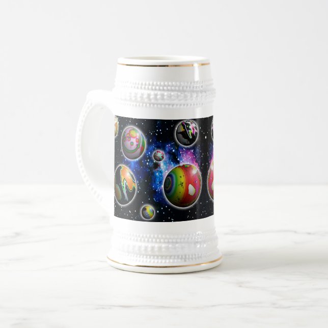 Caneca De Cerveja Planetoides (Frente Esquerda)