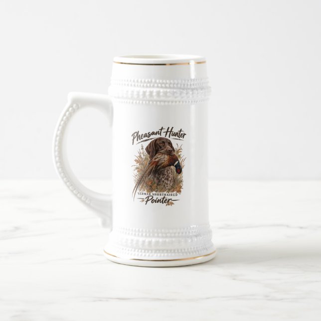 Caneca De Cerveja Pointer Alemão de Pelo Curto  (Esquerda)