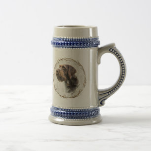 Caneca De Cerveja Pointer de Cabelo Raspado Alemão  