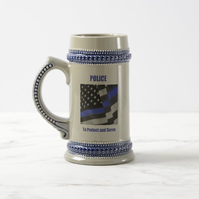 Caneca De Cerveja Polícia (Esquerda)