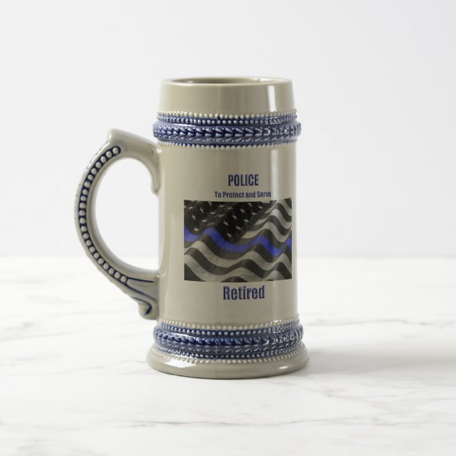 Caneca De Cerveja Polícia (Esquerda)