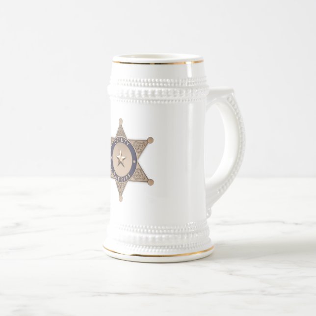 Caneca De Cerveja Polícia (Frente Esquerda)