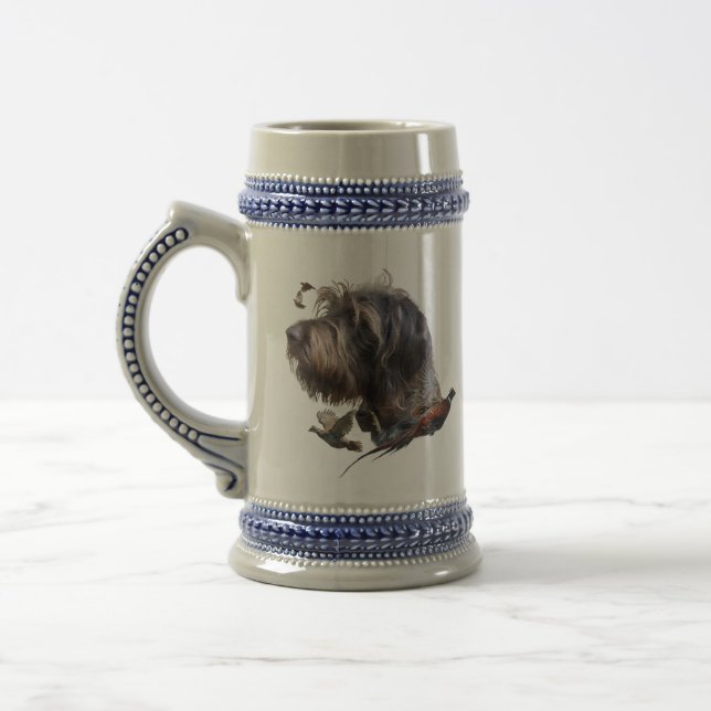 Caneca De Cerveja Ponteiro alemão Wirehaired (Esquerda)