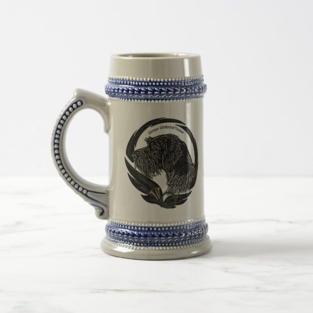 Caneca De Cerveja Ponteiro alemão Wirehaired (Esquerda)