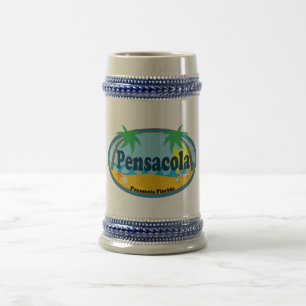 Caneca De Cerveja Praia de Pensacola