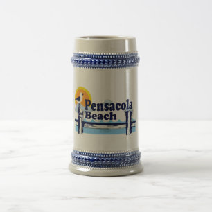 Caneca De Cerveja Praia de Pensacola