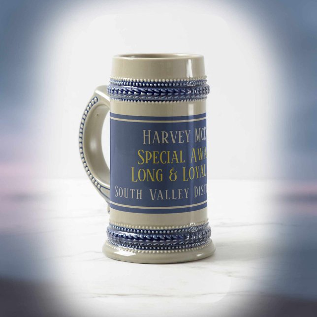 Caneca De Cerveja Prêmio de Serviço Longo do Conselho (Criador carregado)