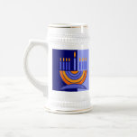 Caneca De Cerveja Presente Colorida Menorah Hanukkah<br><div class="desc">Colorida Menorah design Hanukkah Dava Perucas De Cerveja. Cartões e presentes disponíveis na Categoria Feriados Judeus / Hanukkah da nossa loja.</div>