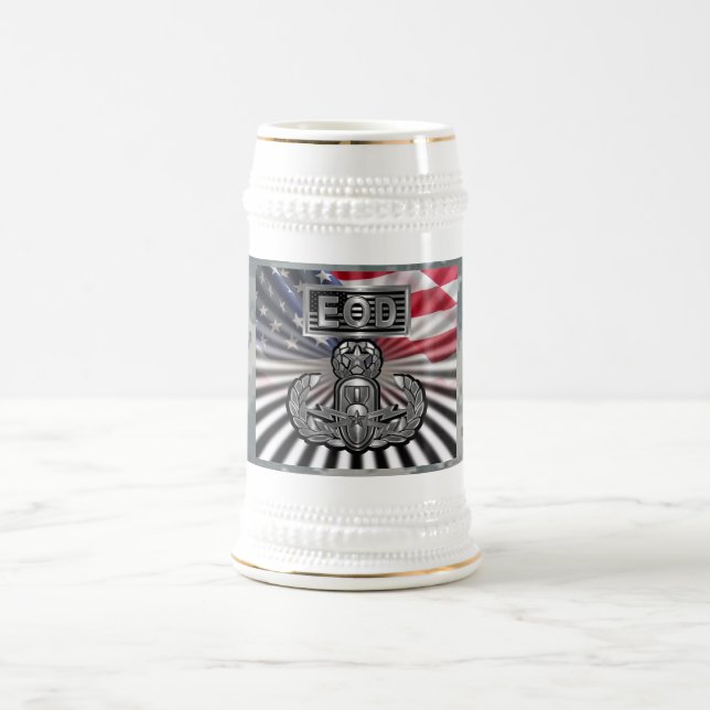 Caneca De Cerveja Presente comemorativo do "Mestre Blaster EOD" (Centro)