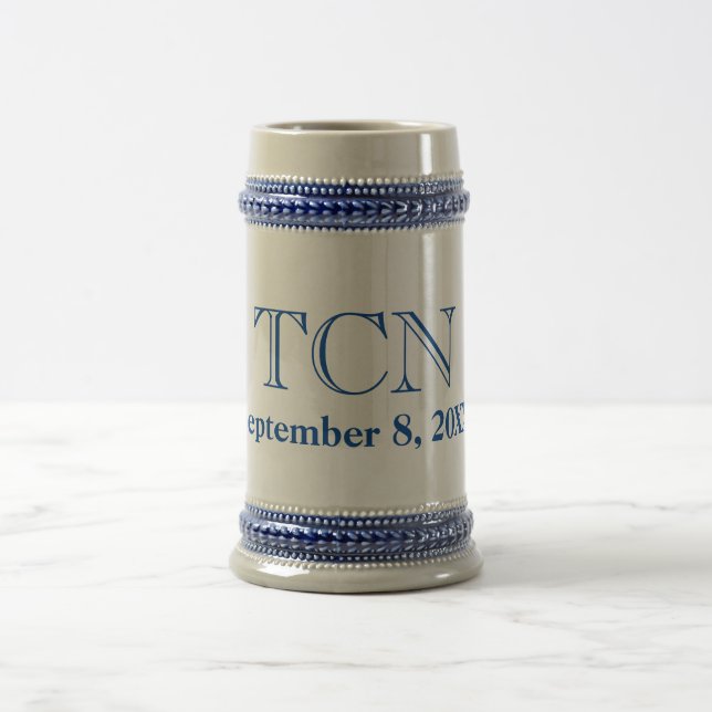 Caneca De Cerveja Presente Personalizado Clássico para Padrinhos Azu (Centro)