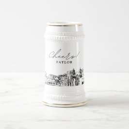 Caneca De Cerveja Presente Personalizado da Arizona Tucson