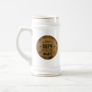 Caneca De Cerveja Presentes de 50 anos personalizados