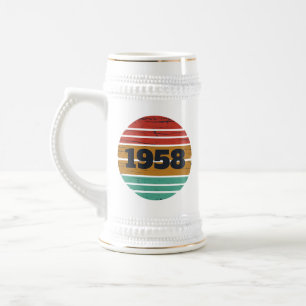 Caneca De Cerveja Presentes de 65 anos personalizados