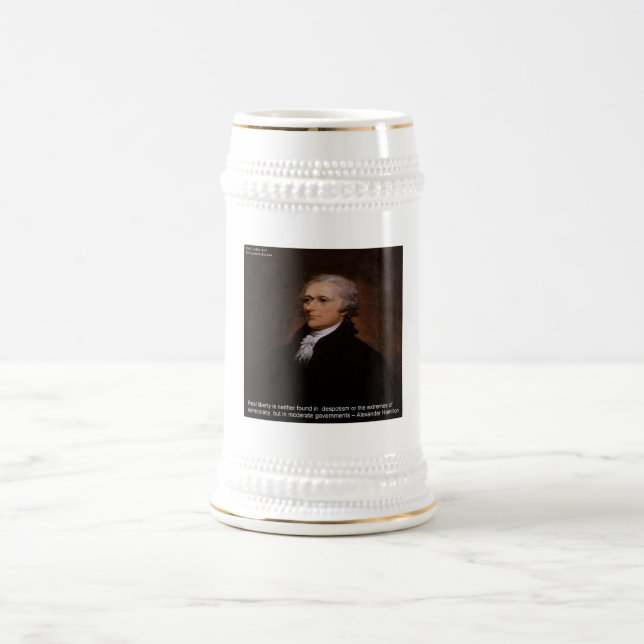 Caneca De Cerveja Presentes de Alexander Hamilton (Centro)