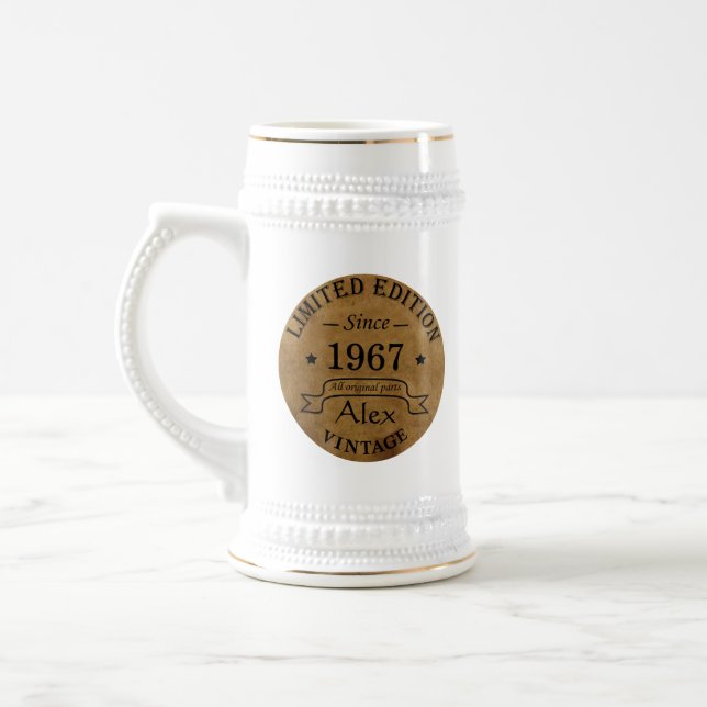 Caneca De Cerveja Presentes de aniversário personalizados (Esquerda)