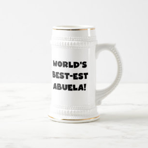 Caneca De Cerveja Presentes preto e branco do Melhor-est Abuela do