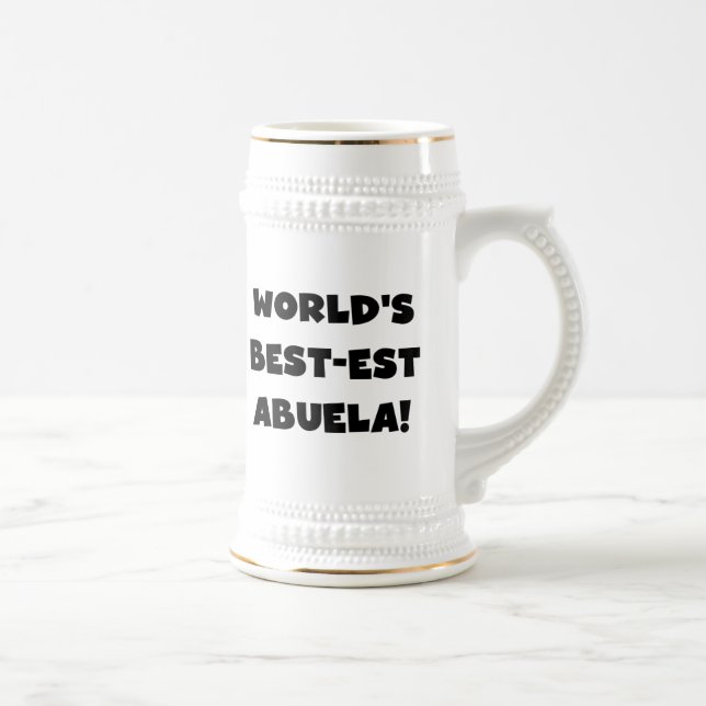 Caneca De Cerveja Presentes preto e branco do Melhor-est Abuela do (Direita)