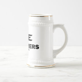 Caneca de cerveja preta da BORDA