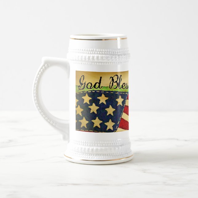 Caneca de cerveja Primitiva da Velha Glória da Amé (Esquerda)