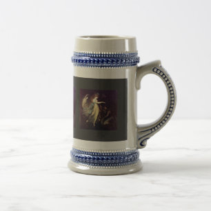 Caneca De Cerveja Príncipe Arthur e rainha feericamente por Füssli