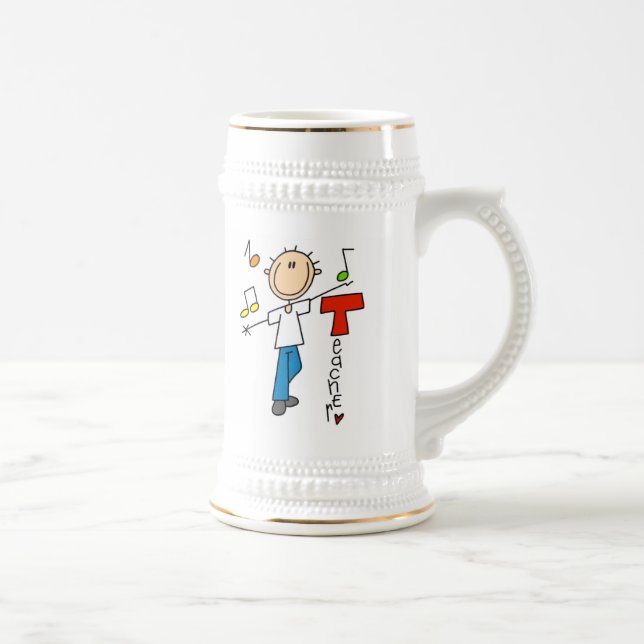 Caneca De Cerveja Professor de Música (Direita)