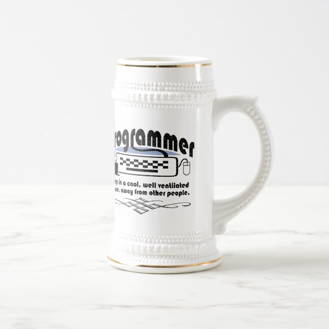 Caneca De Cerveja Programador engraçado (Direita)