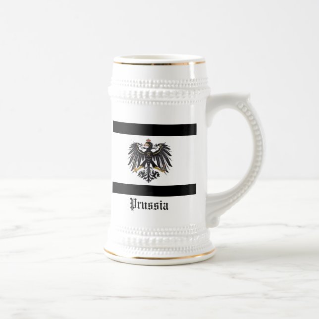 Caneca De Cerveja Prussian_flag, crista da família do erdman, (Direita)