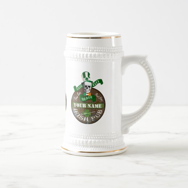 Caneca De Cerveja Pub irlandês patriótico (Direita)