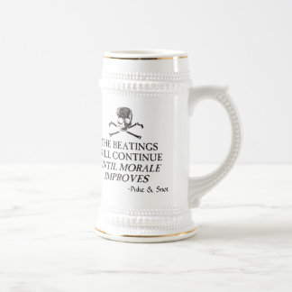 Caneca De Cerveja Puke & Snot "que as batidas continuarão"….