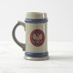 Caneca De Cerveja Pulaski Wisconsin Polonesa Eagle