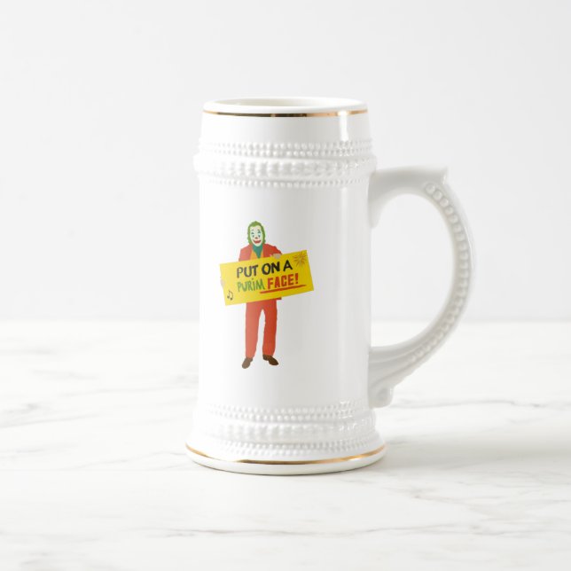 Caneca De Cerveja Purim Joker (Direita)