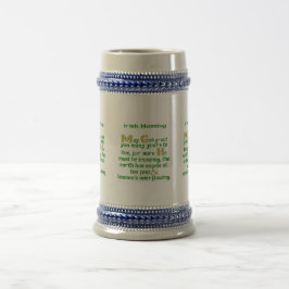 Caneca De Cerveja Que Deus Lhe Conceda Muitos Anos De Bênção Irlande