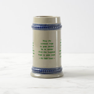 Caneca De Cerveja Que os Dias Mais Tristes do Futuro -- Bênção Irlan
