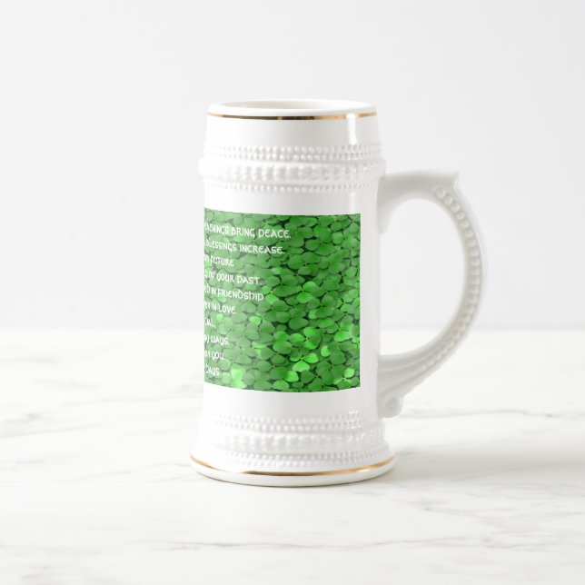 Caneca De Cerveja Que suas manhãs tragam alegria e suas noites (Direita)