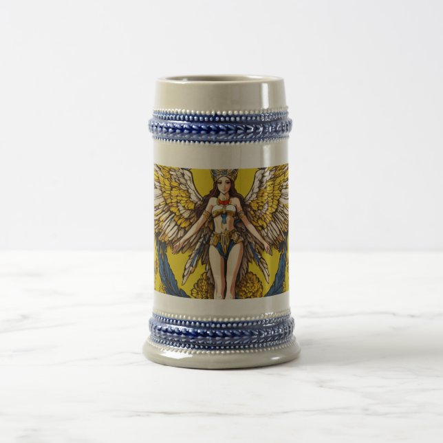 Caneca De Cerveja Que tal "Emblem of Elegance: A asa da Ucrânia (Centro)