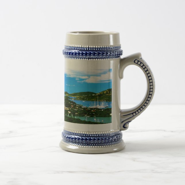 Caneca De Cerveja Raças do veleiro de Antígua (Direita)