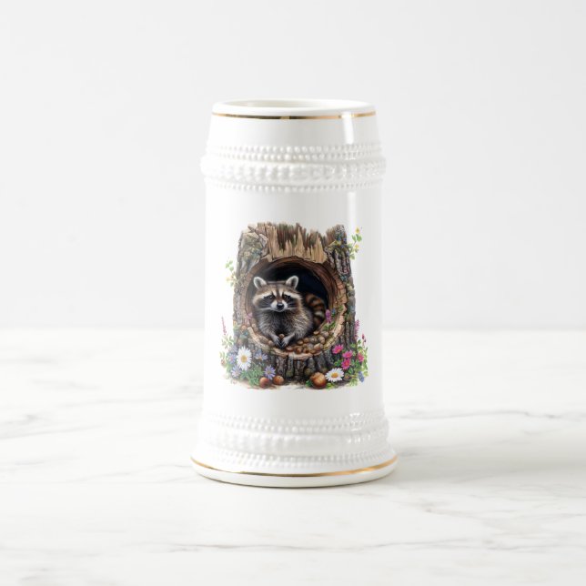 Caneca De Cerveja Raccoon  (Centro)
