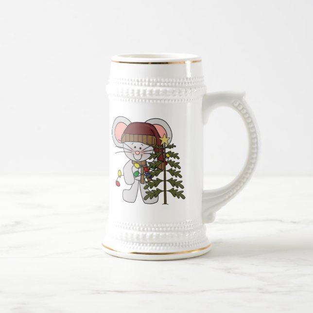 Caneca De Cerveja Rato do Natal que decora a árvore (Direita)