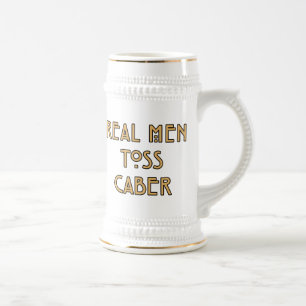 Caneca De Cerveja Real Men Toss Caber