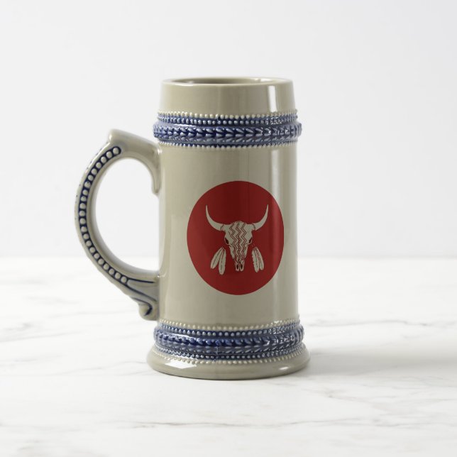 Caneca de cerveja Red Ghost Dance Buffalo (Esquerda)
