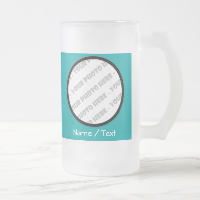 Caneca de cerveja redonda do fosco da foto & do (Direita)