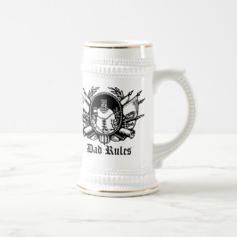 Caneca De Cerveja Regras do pai!