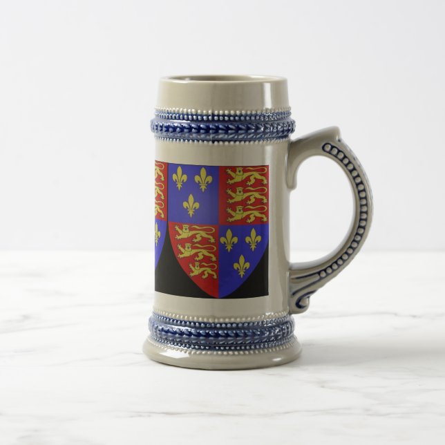 CANECA DE CERVEJA REI HENRY DA BRASÃO DE TUDOR VIII. (Direita)