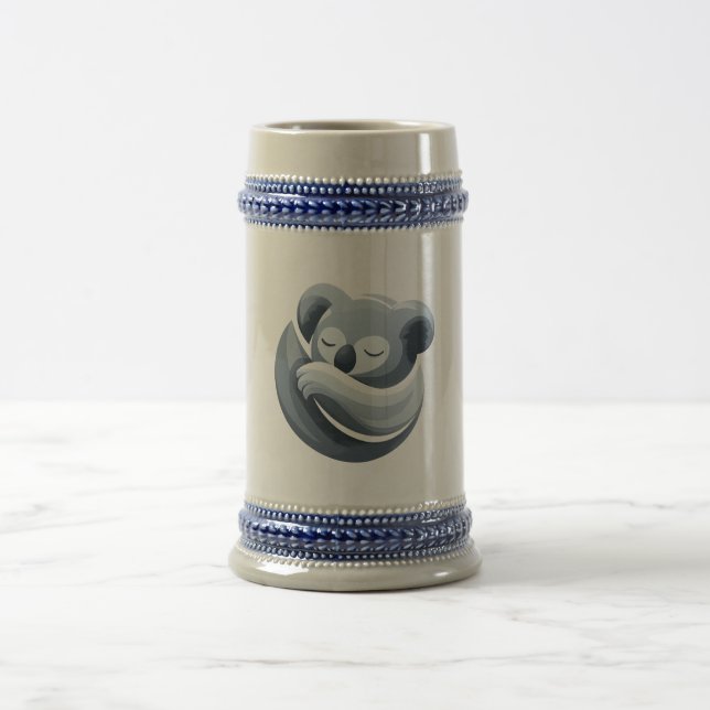 Caneca De Cerveja Relaxing Animal Illustration (Centro)