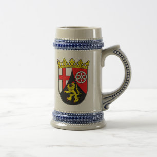 Caneca De Cerveja Renânia-Palatinado brasão