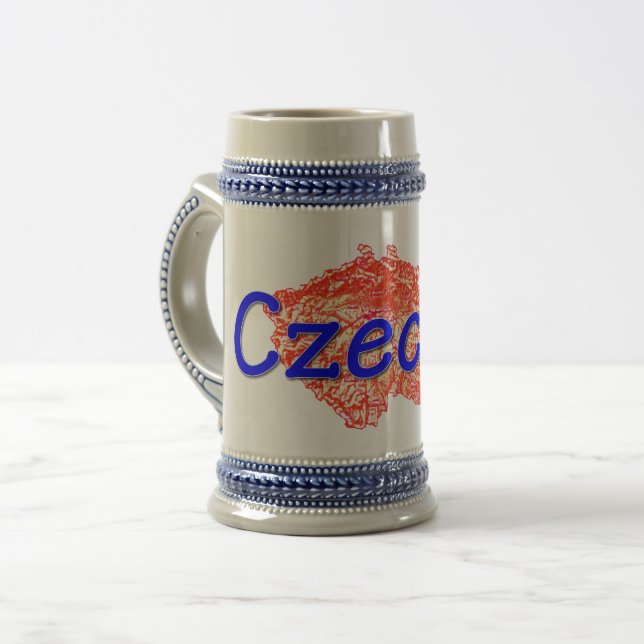 Caneca De Cerveja República Checa / República Checa (Frente Esquerda)