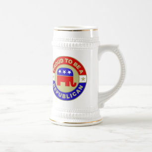 Caneca de cerveja republicana orgulhosa