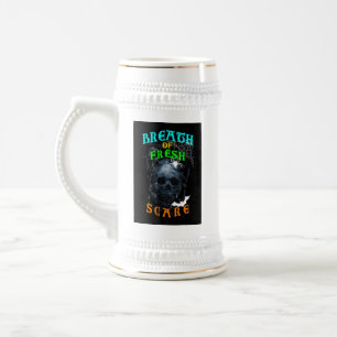 Caneca De Cerveja Respiração Do Medo Fresco