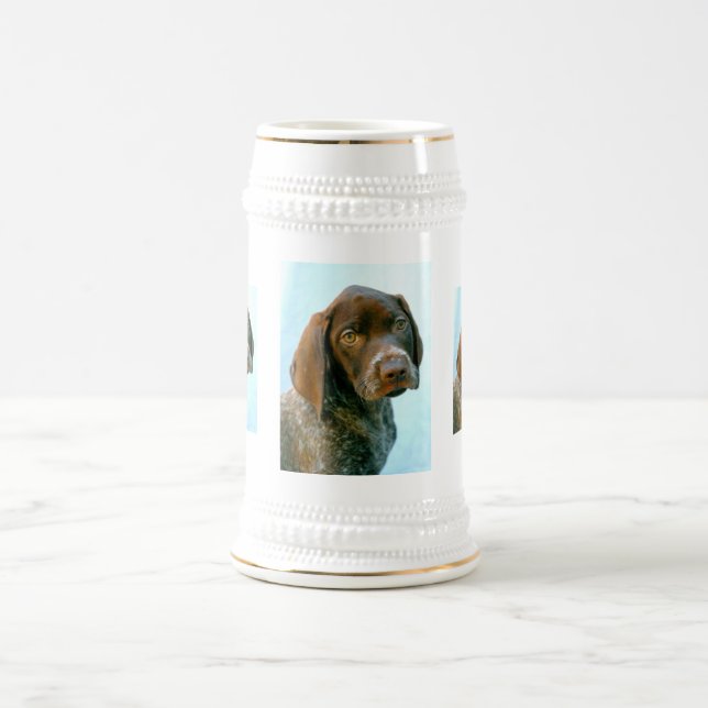 Caneca De Cerveja Retrato de um cão (Centro)
