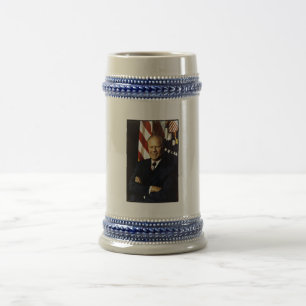 Caneca De Cerveja Retrato do Presidente dos EUA Gerald Rudolph Ford